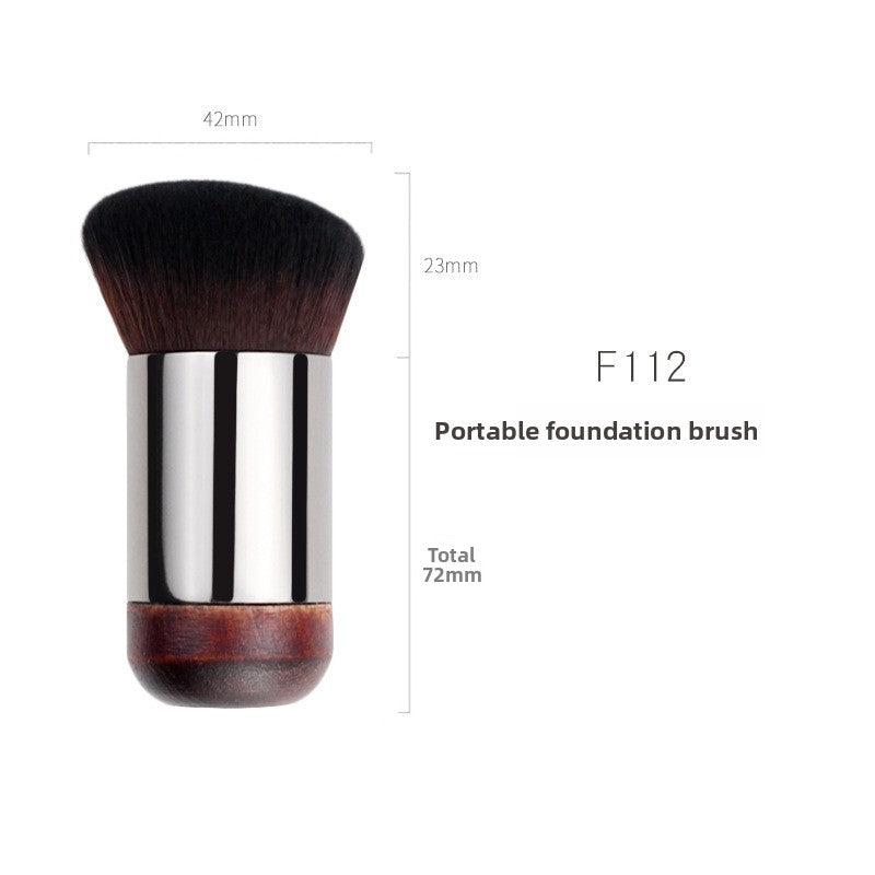 Balbaz hairline powder makeup brush, close-up of soft bristles designed for precise application along the hairline.
