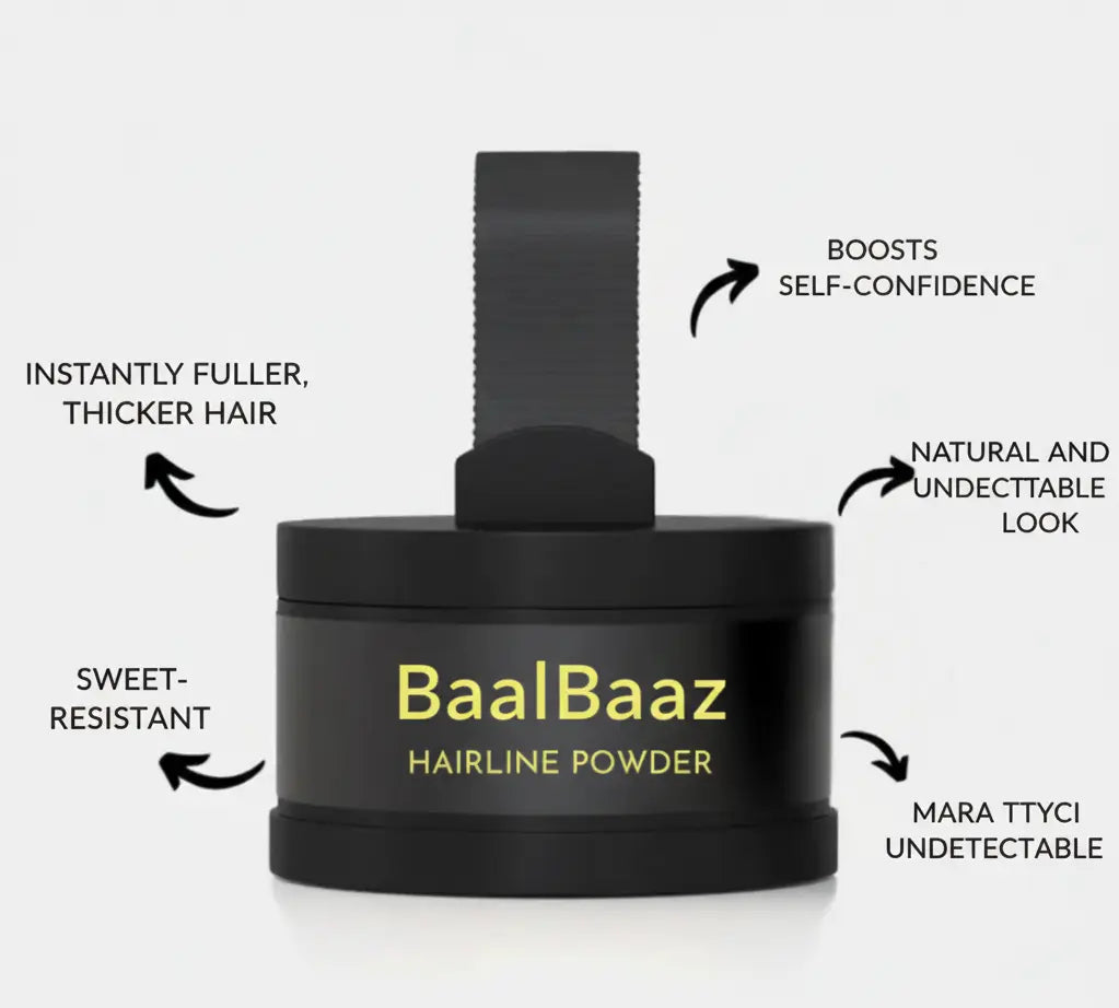 Baalbaaz Hairline Powder 10g – Waterproof
